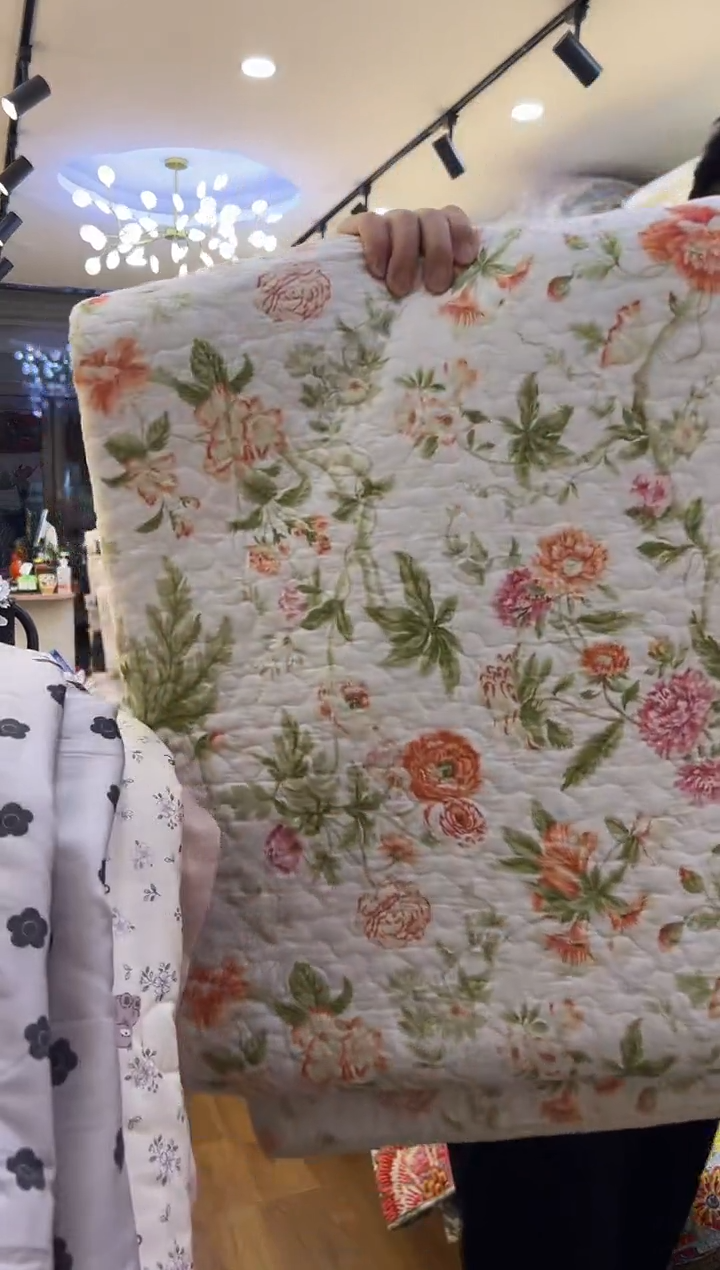 棉林夕单件 粉色大花 