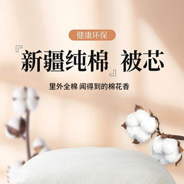 【沐沐专属】新疆棉花被  无网棉胎