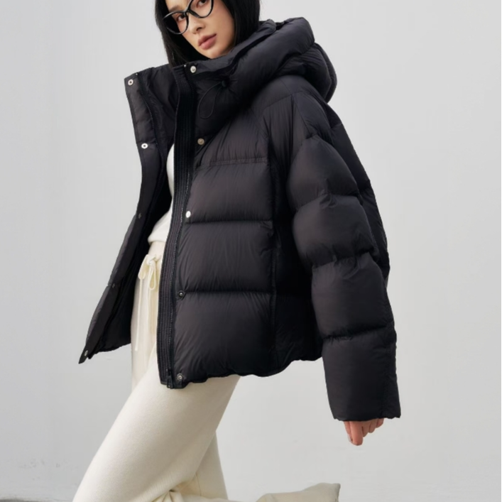 【志玲家】优选8821款90白鸭绒软糯泡芙羽绒服