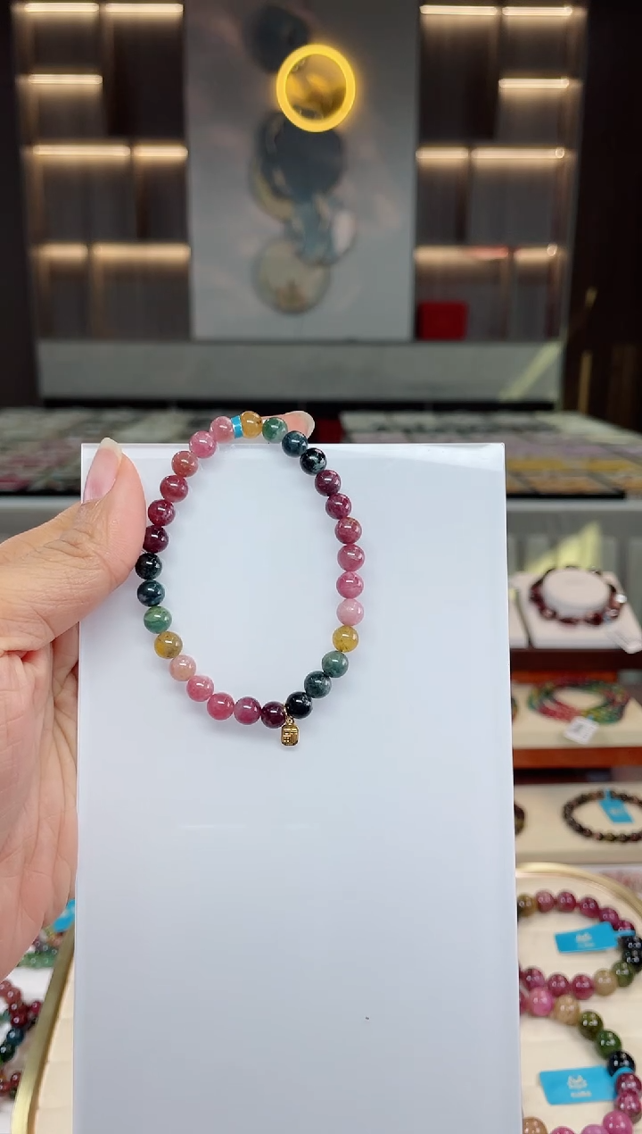 【闪购商品】碧玺单圈手串未镶嵌（多样性发一条）Q