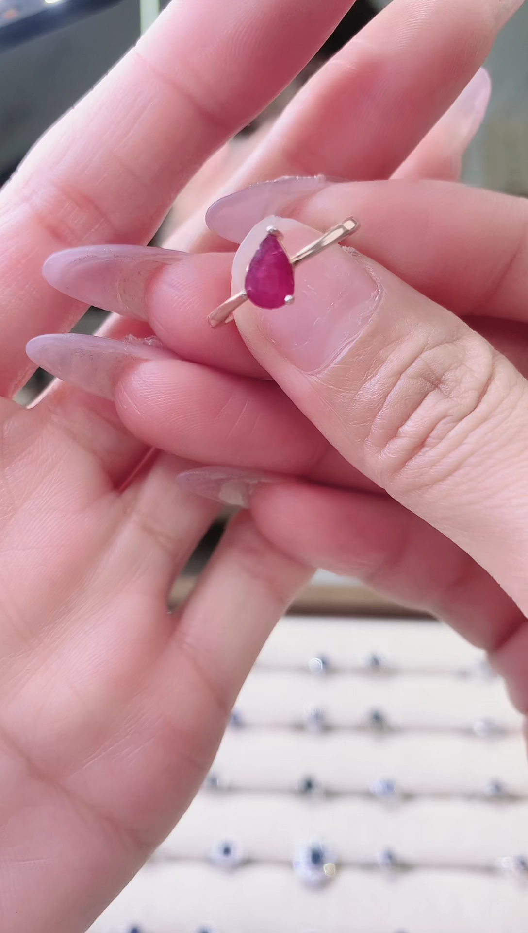 【闪购商品】红宝石戒指银S925镶嵌70-17