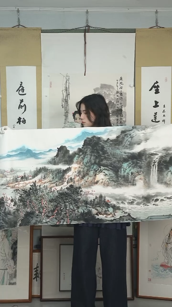 【闪购商品】国画杨青才《山泓清音》