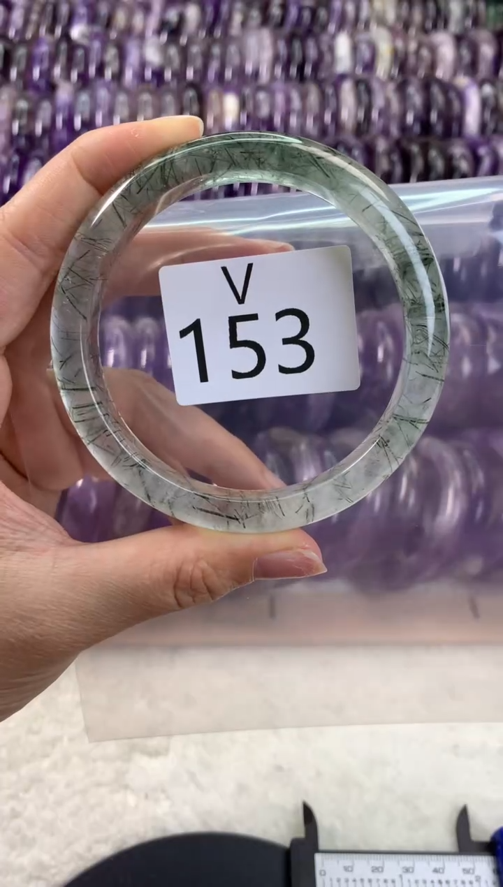 【闪购商品】水晶水晶手镯V未镶嵌153-62
