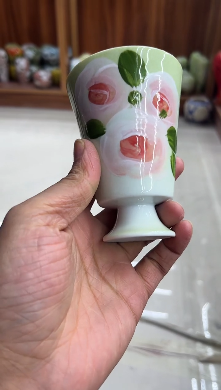 微瑕手绘景德镇餐饮具玲珑