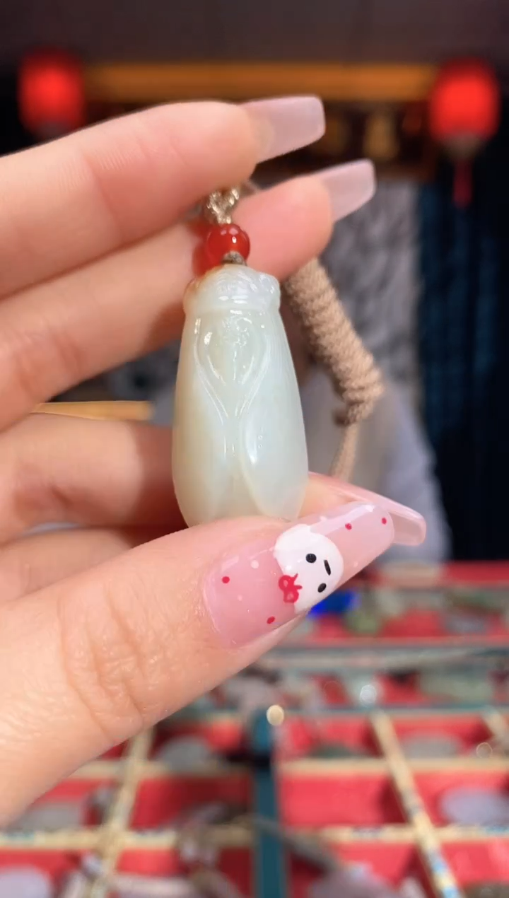 【闪购商品】和田玉颈饰未镶嵌蝉