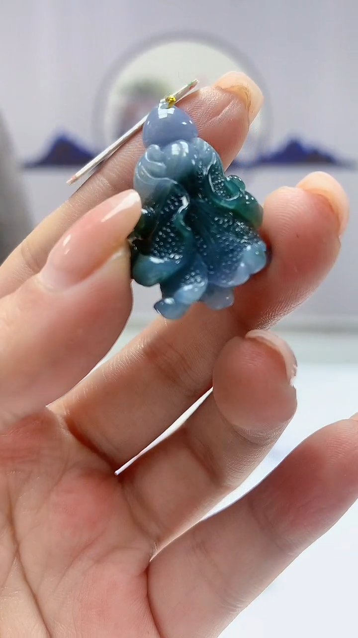 【闪购商品】定制翡翠未镶嵌4852ms-毛货257白菜