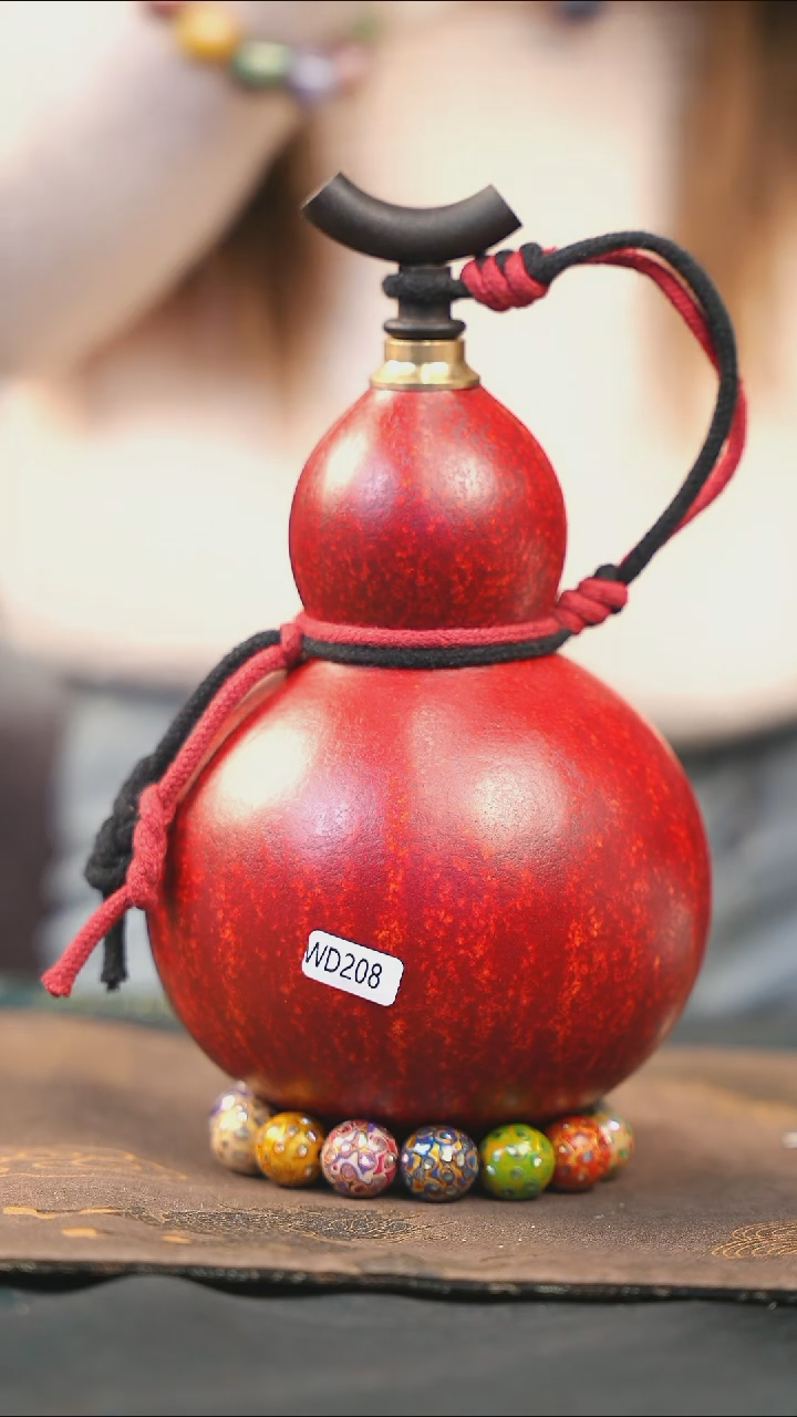 【闪购商品】WD大漆酒葫芦不包手串及旋转底座208