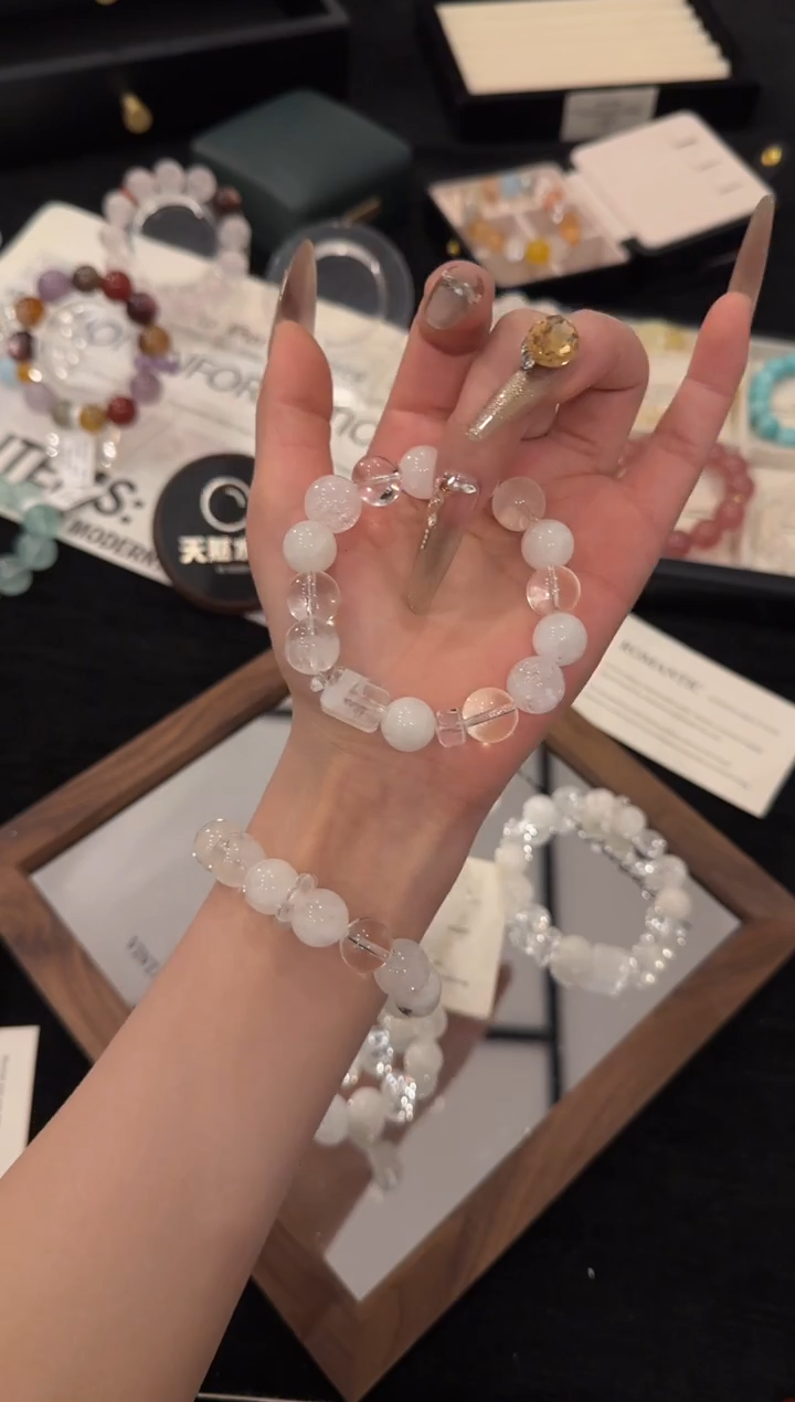 未镶嵌手链水晶雪花幽灵x3481