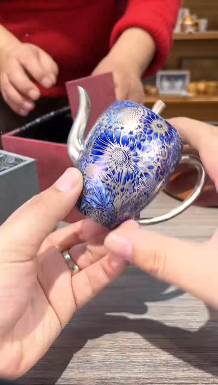 【闪购商品】向阳花何银壶茶具茶具