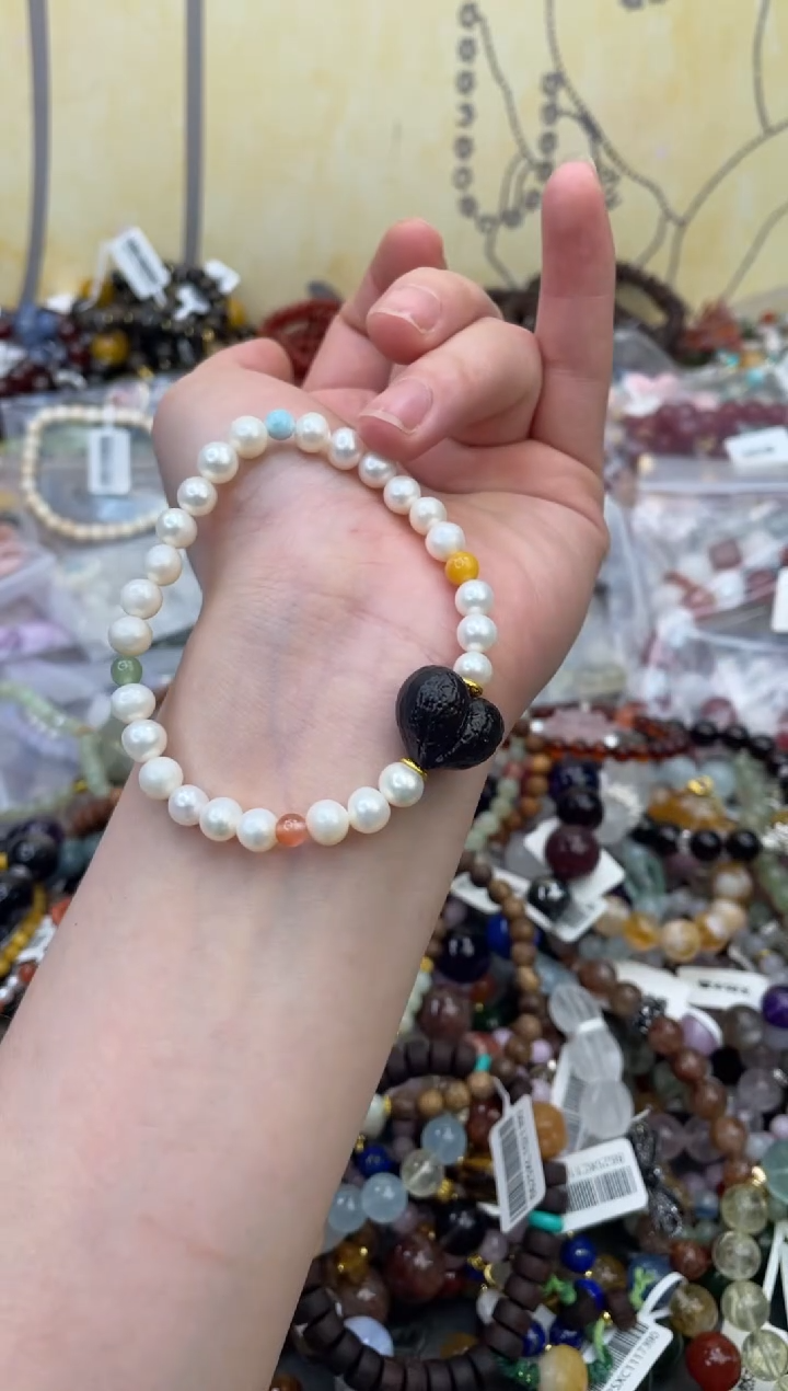 未镶嵌手绳淡水珍珠248