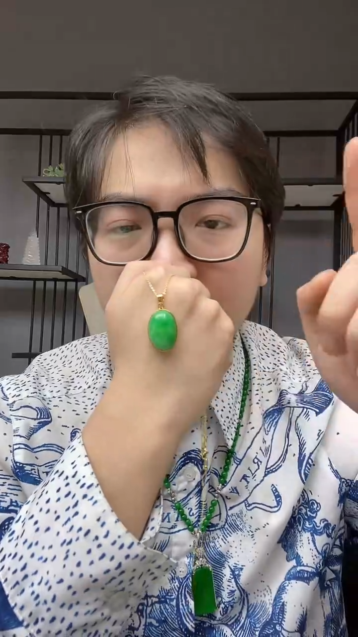 【闪购商品】翡翠颈饰合金鸽子蛋