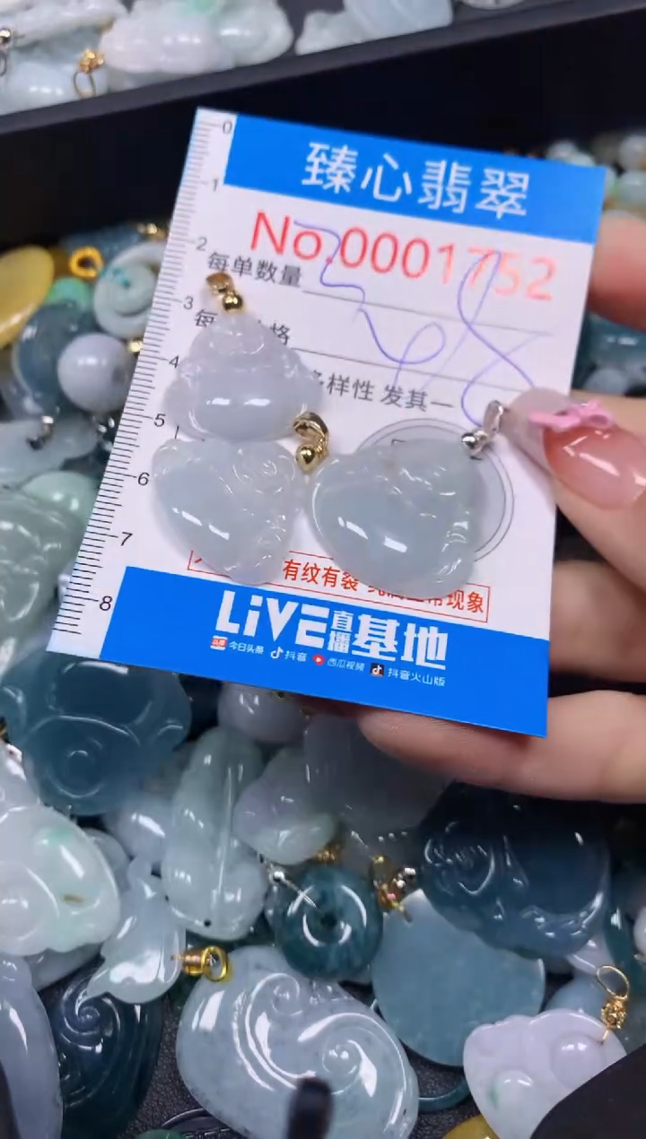 【闪购商品】翡翠颈饰未镶嵌含绳0001752