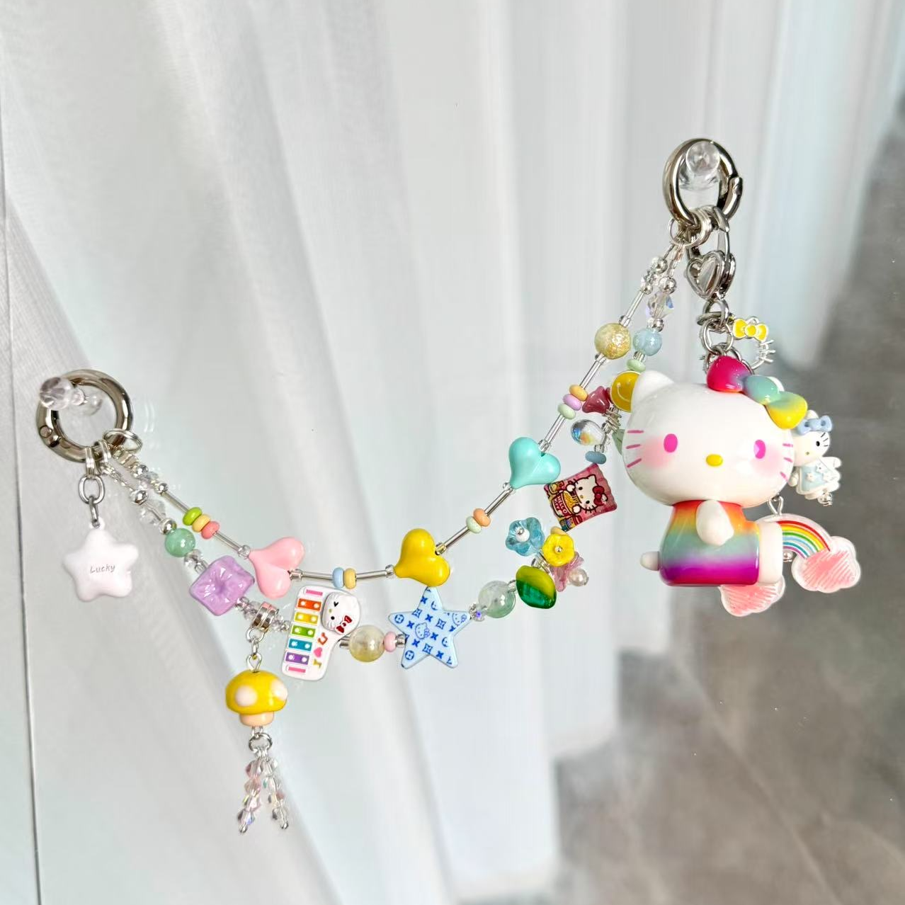 【噜噜狗/zorra】手工diy可爱手机挂件配饰创意卡通少女心