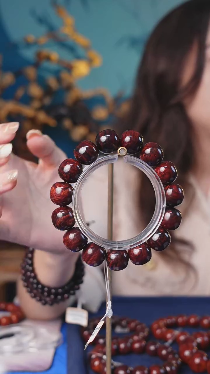 【闪购商品】木本降真香红降花梨公1.5手串42g