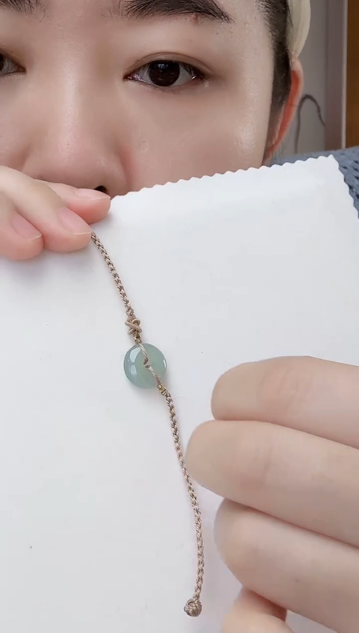 颈饰未镶嵌翡翠翡翠平安扣手绳