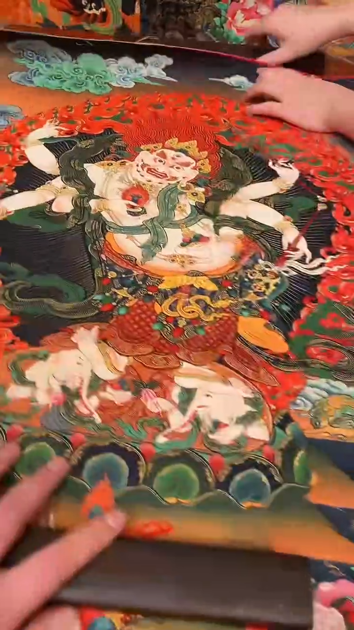 装裱画精美唐卡tk16038