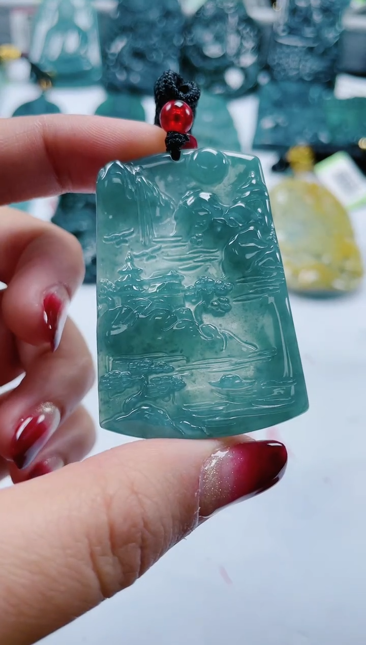 【闪购商品】翡翠颈饰未镶嵌多样性发货一件发货-山水牌