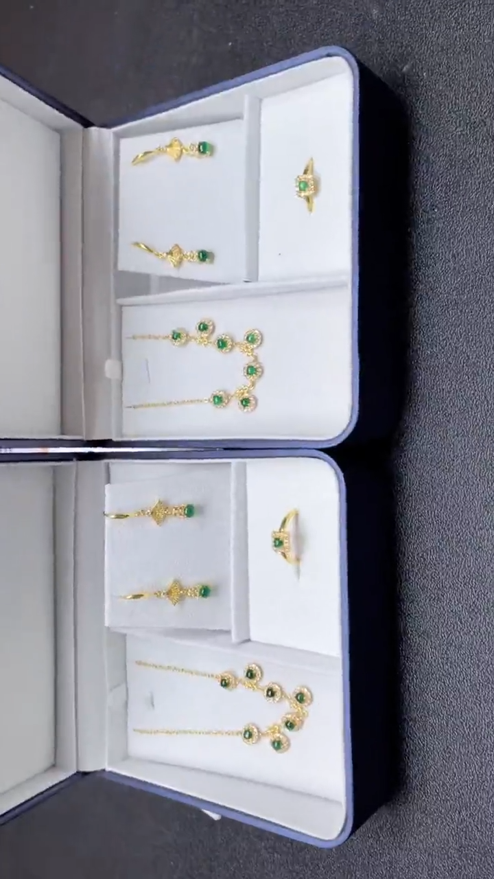 翡翠未镶嵌颈饰多样性发货（只发一套）x34