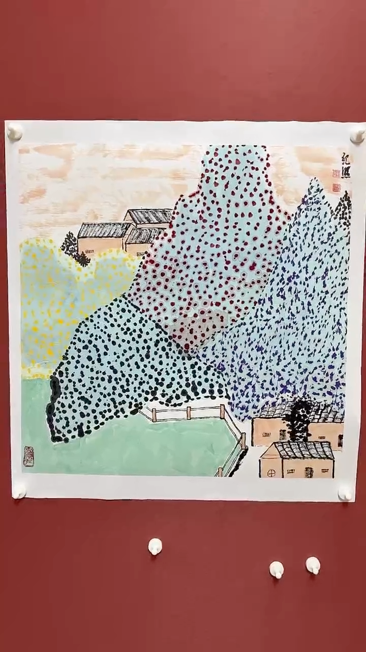 国画严纪照国画作品4平尺