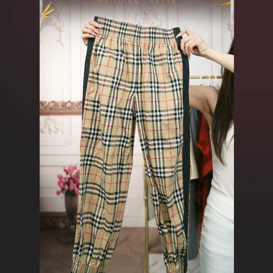 95新 BURBERRY/博柏利 麦殿/长裤卡其色4码/251221WYNVXA3