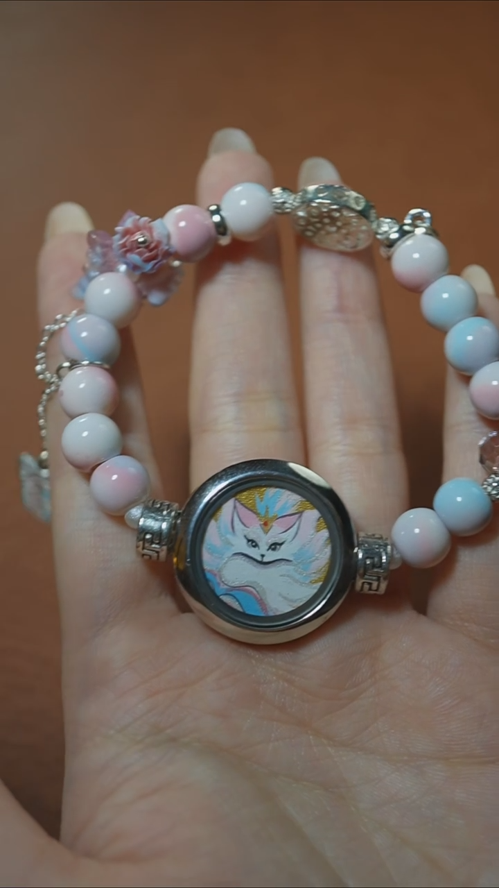 手链彩虹狐狸孤品