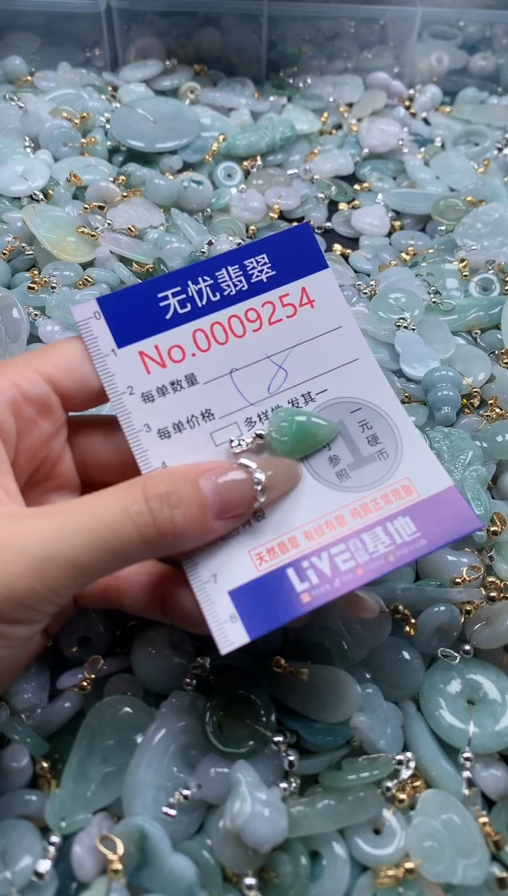 翡翠未镶嵌吊坠(不含链)9254