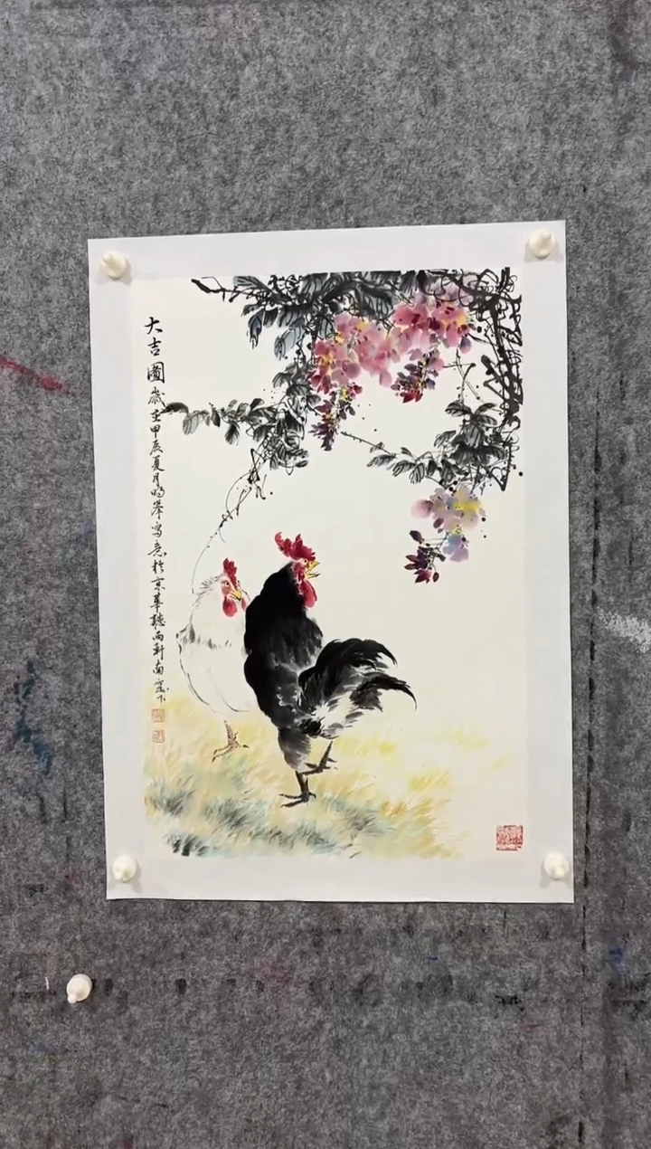 【闪购商品】国画 明峰老师精品2.7平尺作品