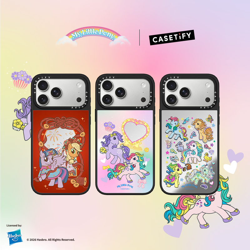 CASETiFY 小马宝莉联名款手机壳 防摔保护手机套 适用iPhone17/16