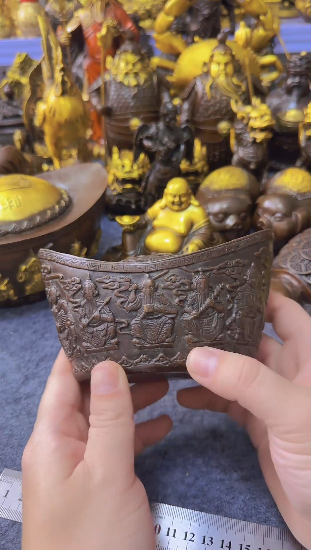 老黄黄铜摆件装饰品