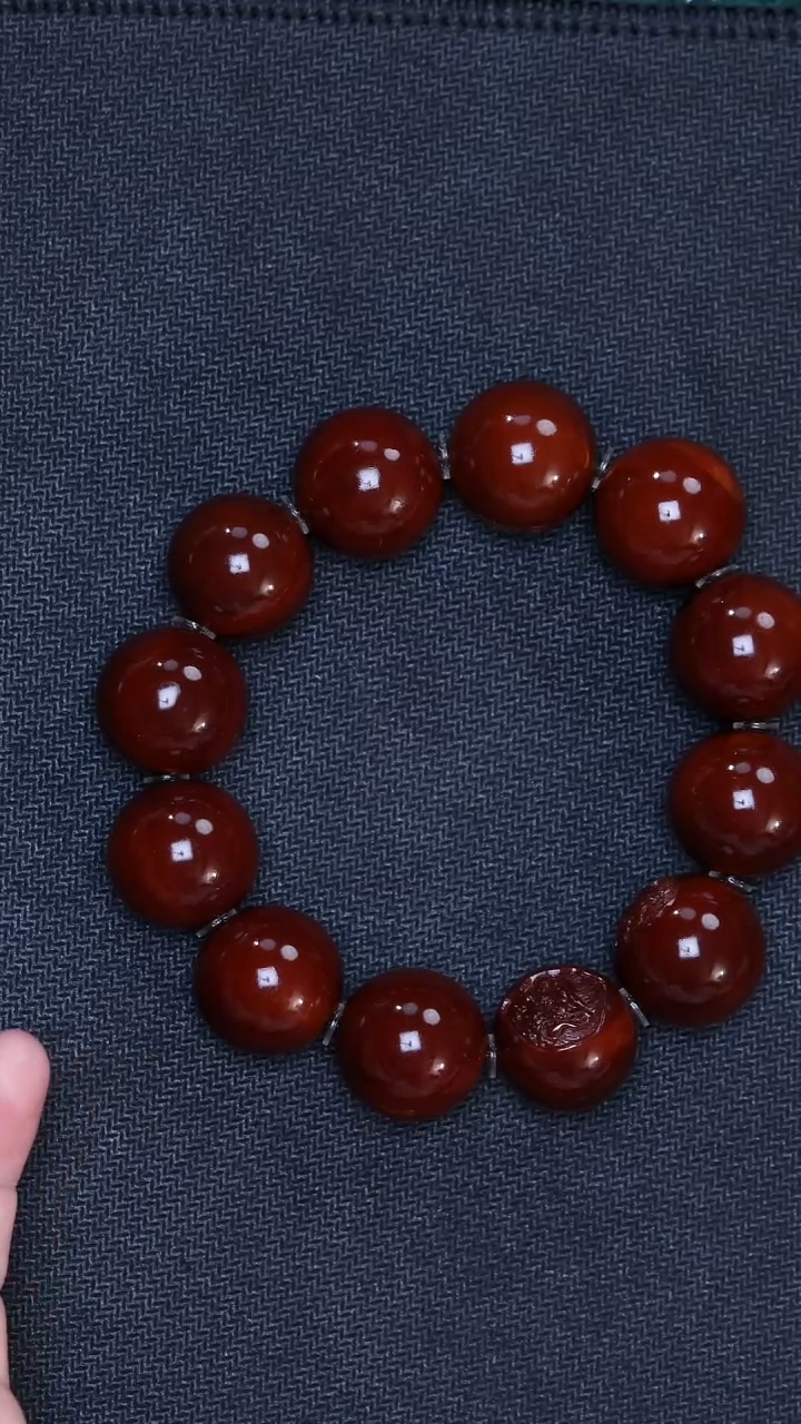 橄榄核手串20圆珠一念