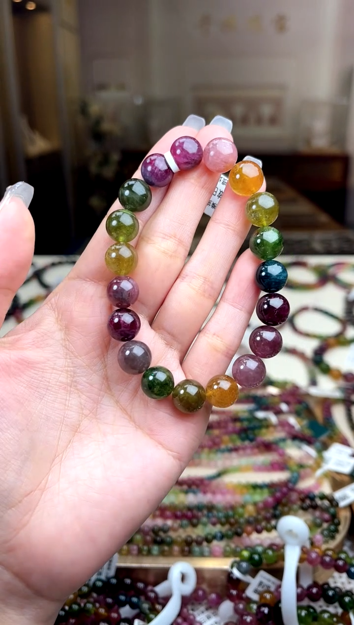 【闪购商品】碧玺/未镶嵌10mm+碧玺单圈多样性发货