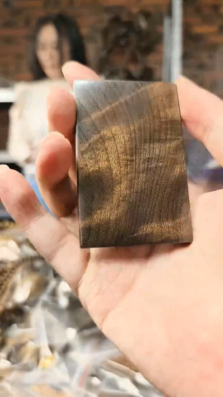 【闪购商品】金丝楠无事牌手把件