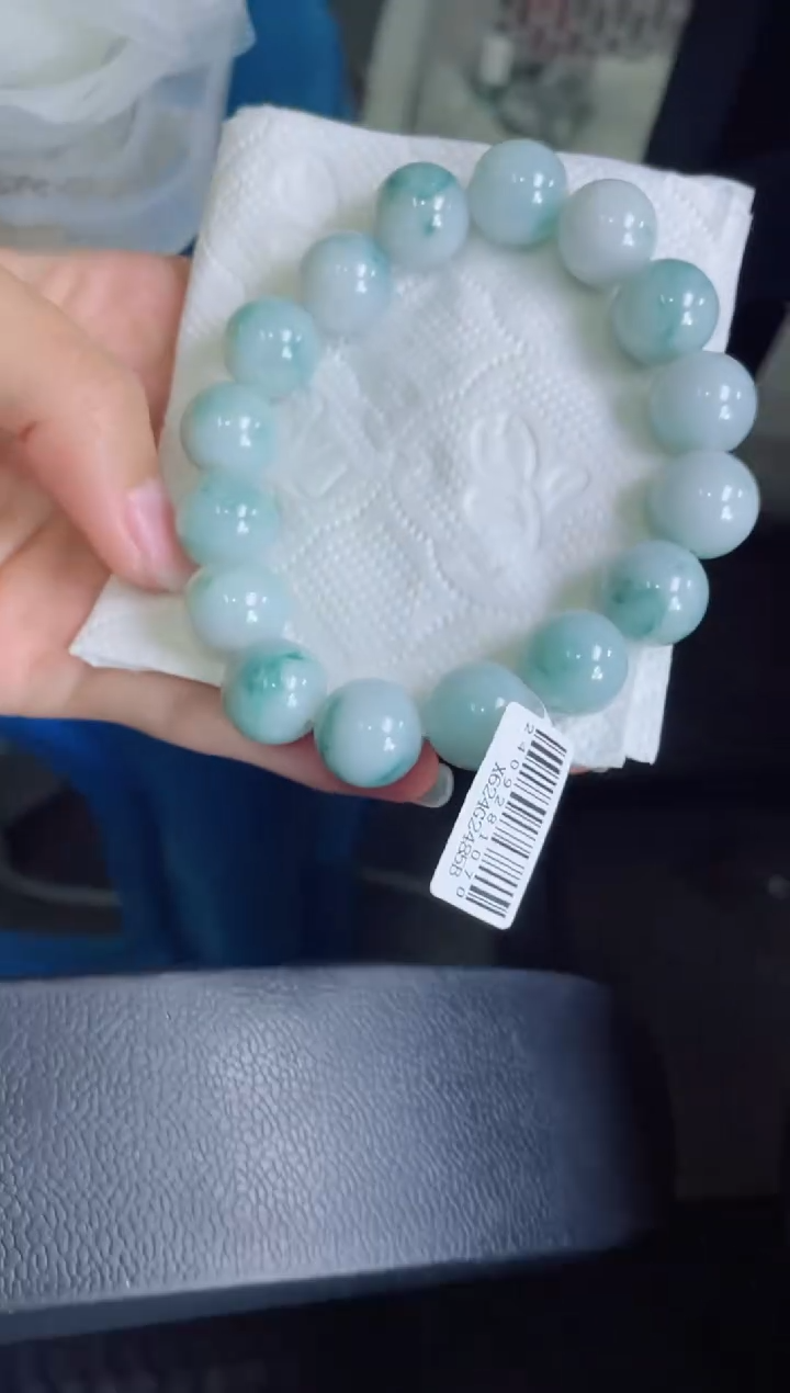 未镶嵌定制翡翠珠串