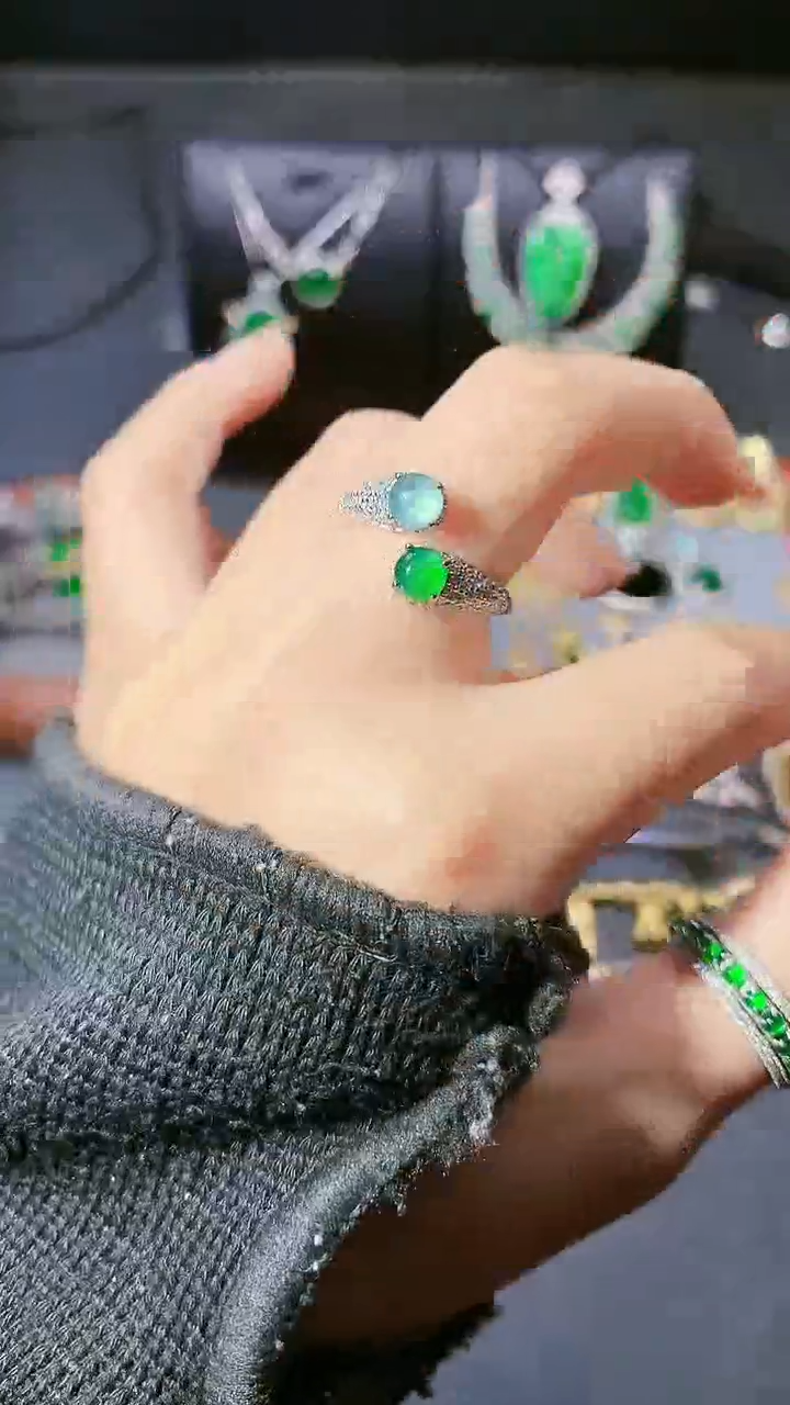 【闪购商品】翡翠戒指未镶嵌戒指