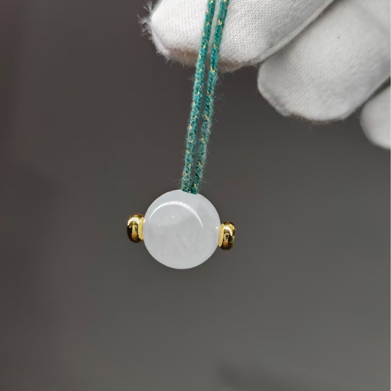 【聽風記出品】白幽灵水晶文玩三通13MM