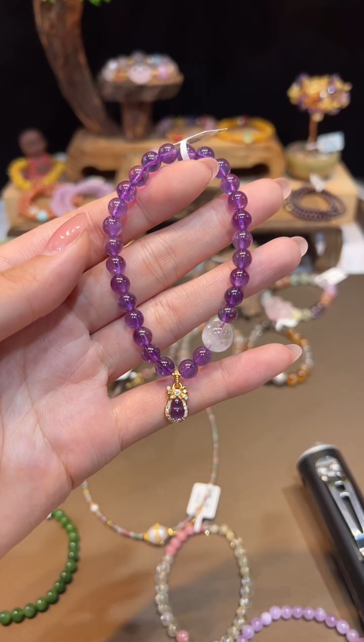 水晶手链未镶嵌手饰@@F5125