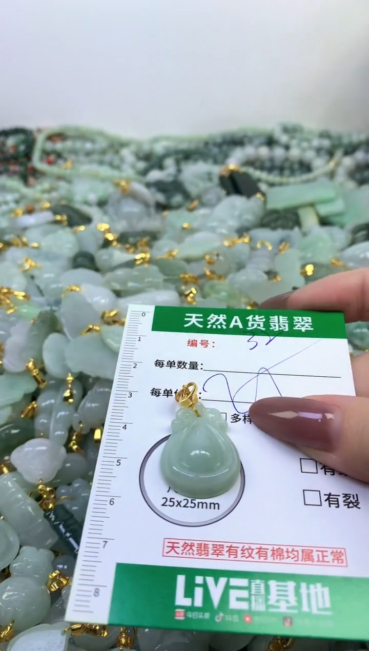 颈饰未镶嵌翡翠纯天然缅甸A货翡翠