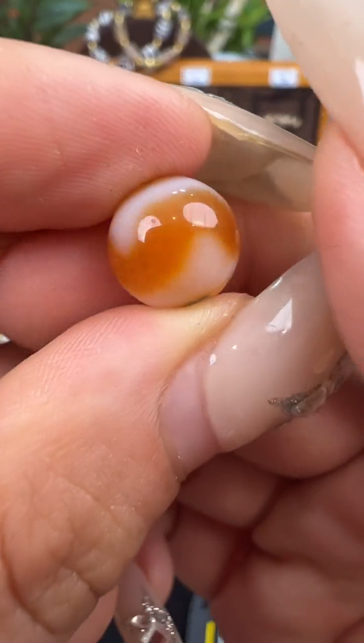 玛瑙/玉髓颈饰未镶嵌7.(微瑕随机发货)