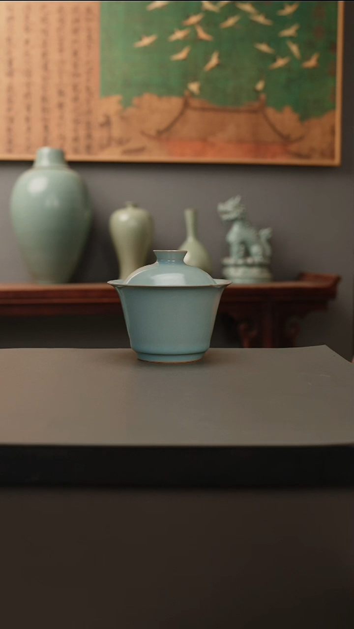 杯仿古釉原矿    马蹄两才 微瑕