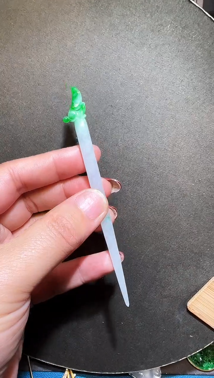 【闪购商品】翡翠颈饰未镶嵌翡翠发簪