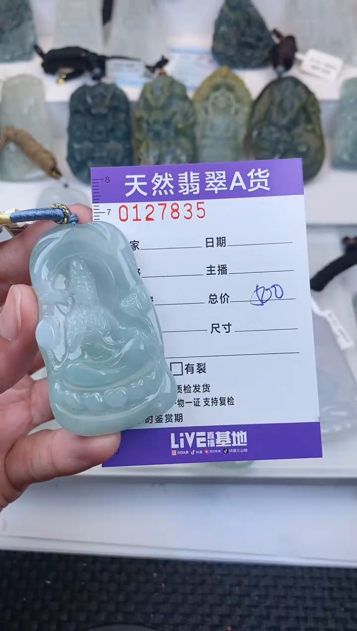 【闪购商品】翡翠颈饰未镶嵌       835