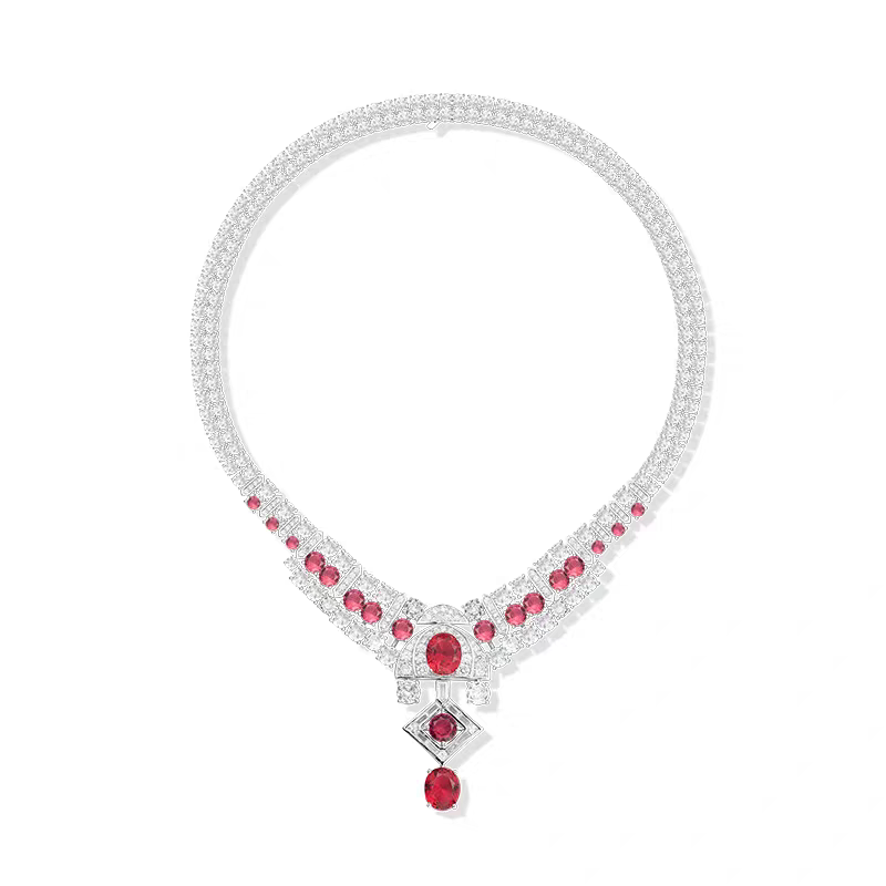 2538---18K金镶嵌百搭项链