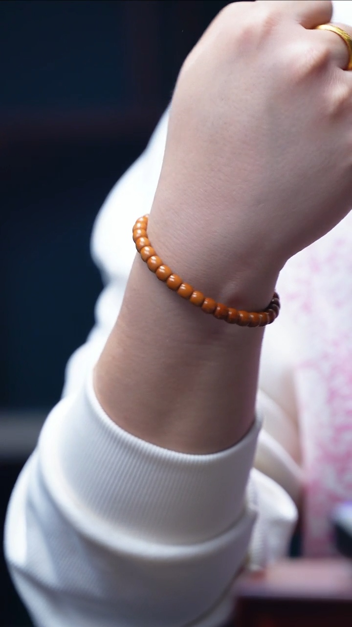 【闪购商品】橄榄核手串/手链0.67【核尖-】