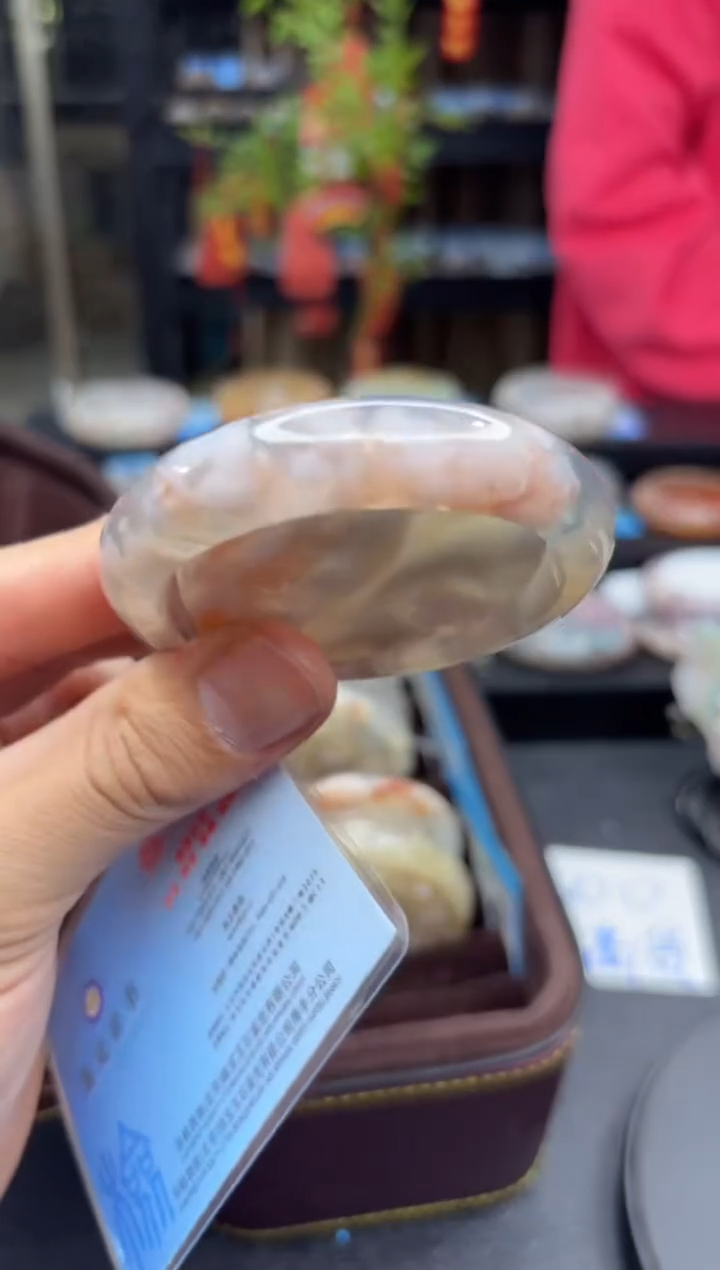 【闪购商品】石英质玉手镯未镶嵌2（51圈赠送镯心）