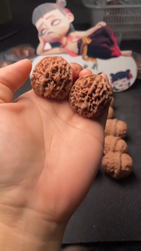 把件文玩核桃w230  秦闷 33尺