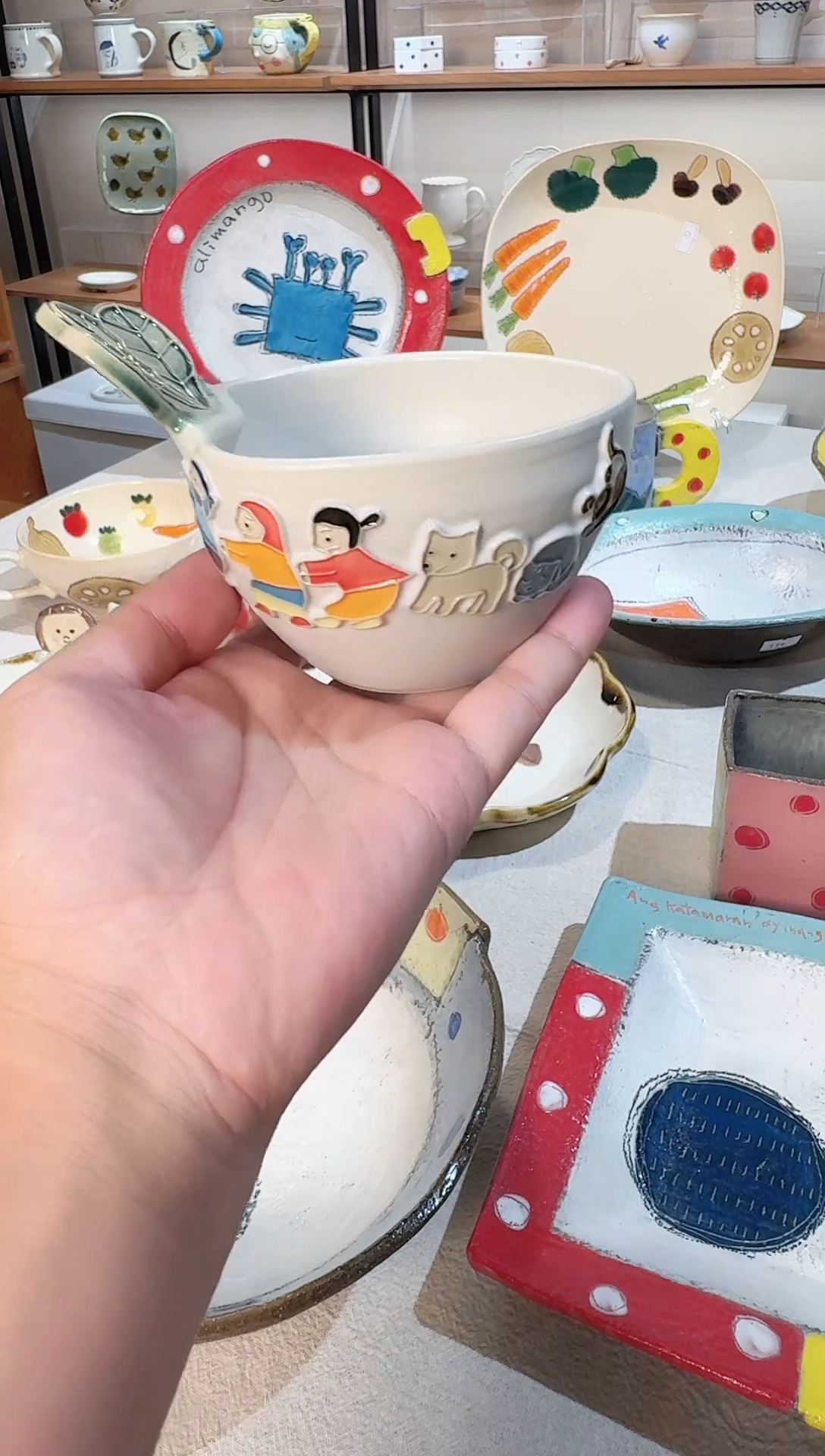 陶日本作家器手作器物下永久美子碗