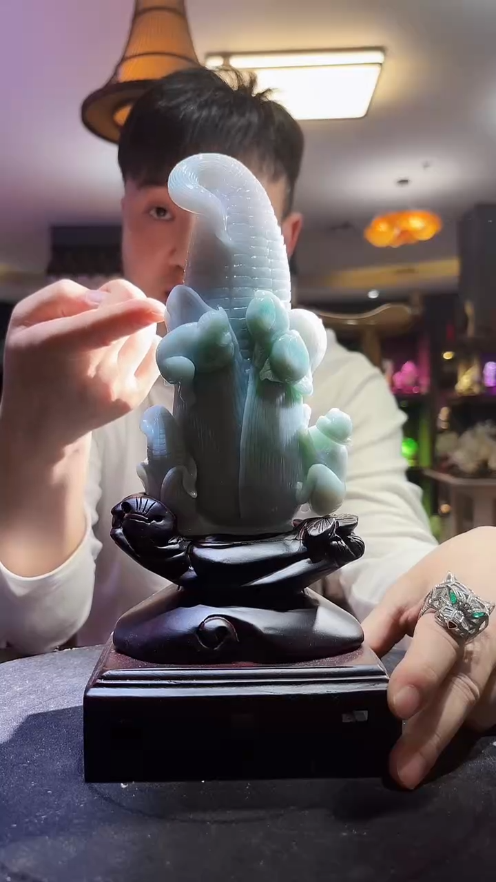 【闪购商品】定制翡翠未镶嵌F/0308/Y/锦衣玉食