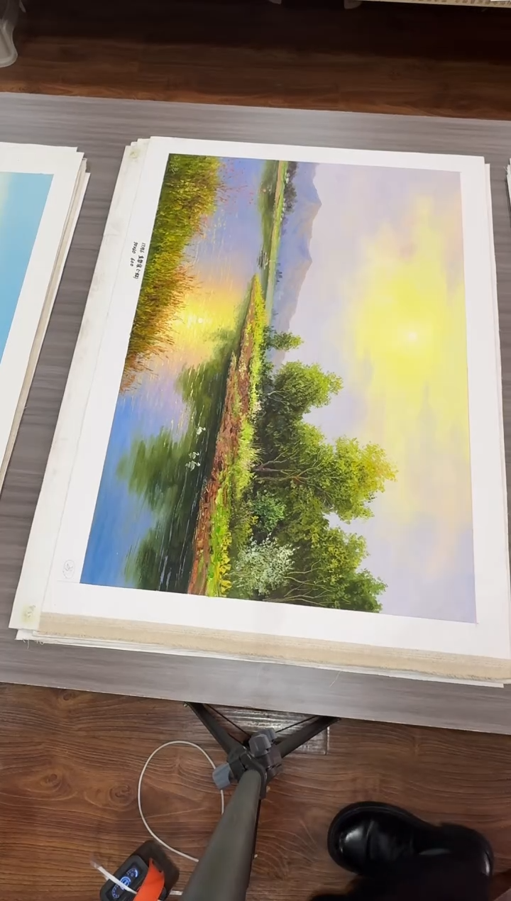 油画【97号】约90*60cm丨朝鲜原创纯手绘孤品油画丨顺丰包邮