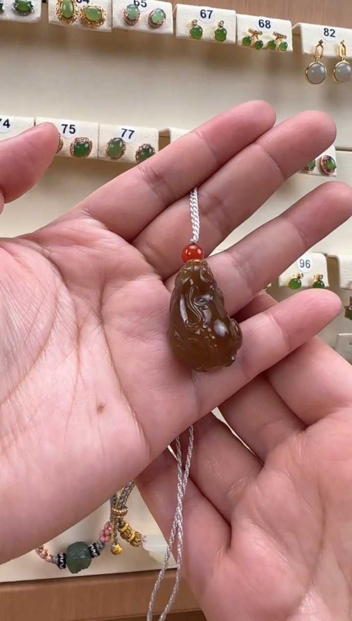 【闪购商品】和田玉颈饰未镶嵌小貔貅吊坠