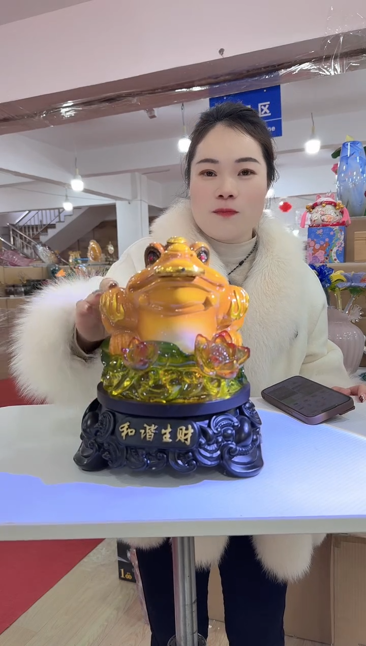 【闪购商品】无铅玻璃迪喜花器-k-早62 金蟾中号